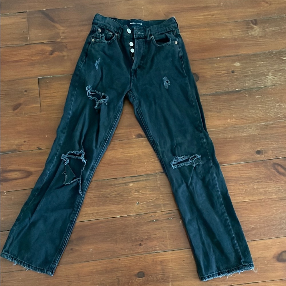 Women’s Black Baggy Denim Jeans